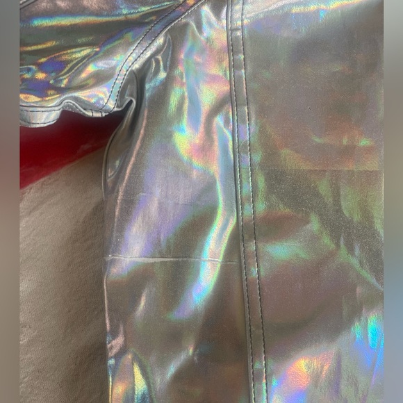 NWT RARE Naked and Famous Hologram Denim Jacket/Size Small - Picture 10 of 16